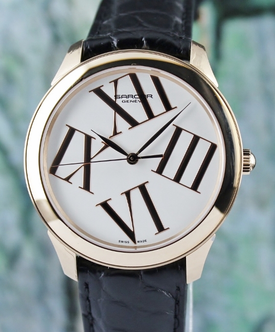 (image for) UNWORN NEW SARCAR 18K ROSE GOLD AUTOMATIC WATCH /